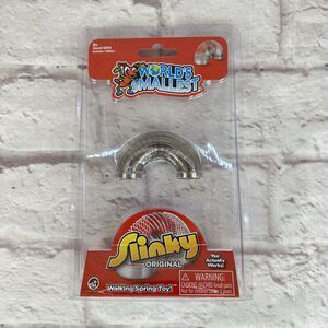World's Smallest Slinky Original Miniature Walking Spring Toy Metal USA Made